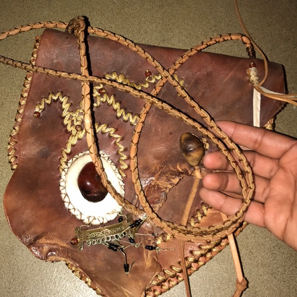 Bag hand made leather made in Brazil - Picture 8 of 8